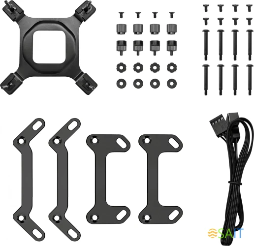 Система водяного охлаждения Deepcool Mystique 240 Soc-AM5/AM4/1200/1700/1851 черный 4-pin 36.49dB Al LCD 280W 1543gr Ret (R-LX550-BKDSNC-G-1)