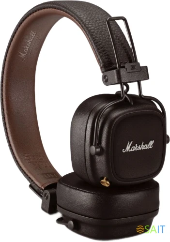 Гарнитура накладные Marshall Major IV коричневый беспроводные bluetooth оголовье (1006127)