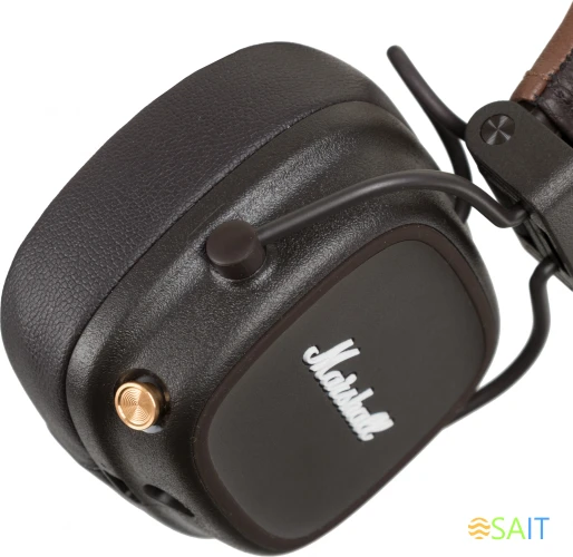 Гарнитура накладные Marshall Major IV коричневый беспроводные bluetooth оголовье (1006127)