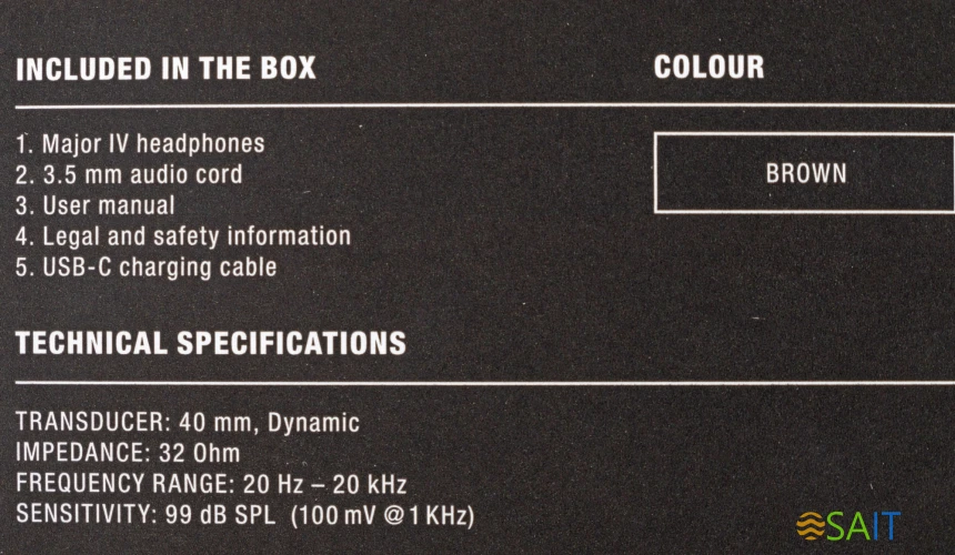 Гарнитура накладные Marshall Major IV коричневый беспроводные bluetooth оголовье (1006127)