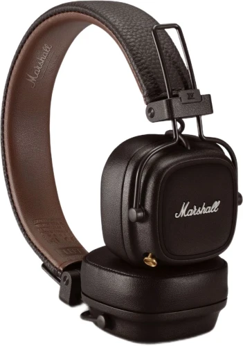 Гарнитура накладные Marshall Major IV коричневый беспроводные bluetooth оголовье (MAJOR IV BROWN)