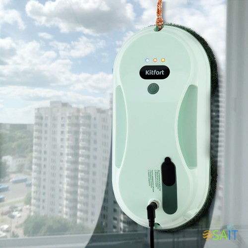 Мойщик окон Kitfort КТ-5189 пит.:от сети зеленый