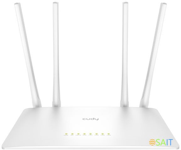 Роутер беспроводной Cudy WR1200 AC1200 10/100BASE-TX белый