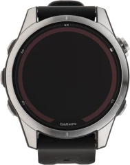Смарт-часы Garmin Fenix 7S Pro 30.4мм 1.2" transflective корп.серебристый силикон рем.графитовый (010-02776-00)