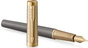 Ручка перьев. Parker Ingenuity Pioneers F571 (2200949) Arrow Grey GT F подар.кор.
