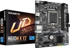 Материнская плата Gigabyte H610M K V2 Soc-1700 Intel H610 2xDDR5 mATX AC`97 8ch(7.1) GbLAN+HDMI+DP