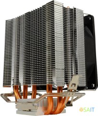 Устройство охлаждения(кулер) Aerocool Verkho 3 Soc-AM5/AM4/1200/1700/1851 черный 4-pin 15-24dB Al+Cu 120W 530gr Ret