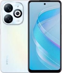 Смартфон Infinix X6525B Smart 8 Pro 256Gb 4Gb белый моноблок 3G 4G 2Sim 6.56" 720x1612 Android 13 50Mpix 802.11 a/b/g/n/ac GPS GSM900/1800 GSM1900 Protect FM microSD max2048Gb