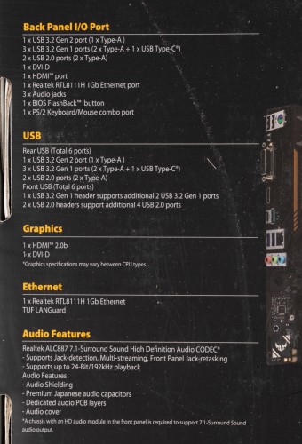 Материнская плата Asus TUF GAMING B450M-PLUS II Soc-AM4 AMD B450 4xDDR4 mATX AC`97 8ch(7.1) GbLAN RAID+DVI+HDMI