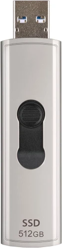 Накопитель SSD Transcend USB 3.1 512GB TS512GESD320A ESD320A 1.8" серый