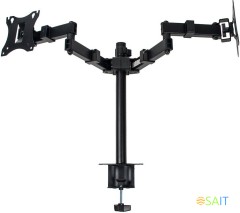 Кронштейн для мониторов Arm Media LCD-T04 черный 15"-28" макс.14кг настольный поворот и наклон