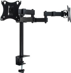 Кронштейн для мониторов Arm Media LCD-T04 черный 15"-28" макс.14кг настольный поворот и наклон