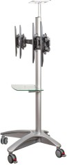 Подставка для телевизора Arm Media PT-STAND-15 серебристый 26"-55" макс.120кг напольный наклон