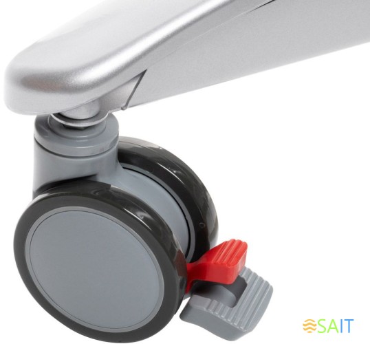 Подставка для телевизора Arm Media PT-STAND-15 серебристый 26"-55" макс.120кг напольный наклон