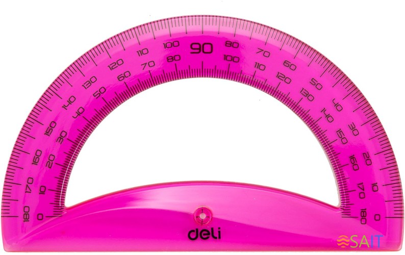 Набор линеек Deli EG00402 Pioneer пластик дл.20см ассорти флуорисцентный компл.:лин.20см/треуг.2шт/трансп. пластиковый пакет с европодв.