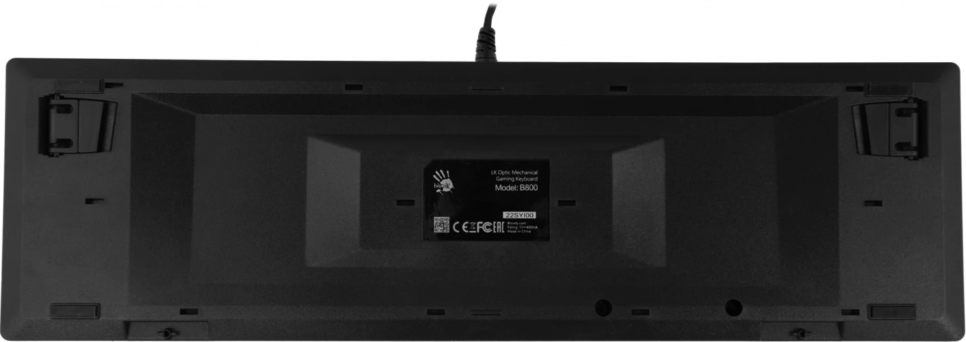 Клавиатура A4Tech Bloody B800 механическая серый/черный USB for gamer LED (B800 (NETBEE))