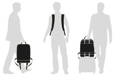 Сумка Moleskine METRO DEVICE VERTICAL (ET82MTDBVBK) 31x42x10см полиамид черный