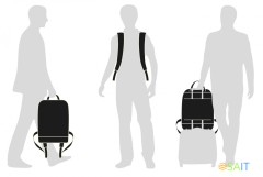 Сумка Moleskine METRO DEVICE VERTICAL (ET82MTDBVBK) 31x42x10см полиамид черный