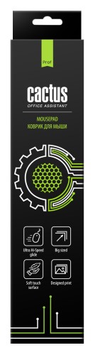 Коврик для мыши Cactus Plasma рисунок 400x300x3мм (CS-MP-PRO02XL)