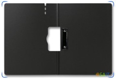 Папка-планшет Deli 64512DK-GREY A4 полипропилен вспененный темно-серый с крышкой