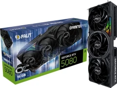 Видеокарта Palit PCI-E 5.0 PA-RTX5080 GAMINGPRO OC NVIDIA GeForce RTX 5080 16Gb 256bit GDDR7 2295/30000 HDMIx1 DPx3 HDCP Ret