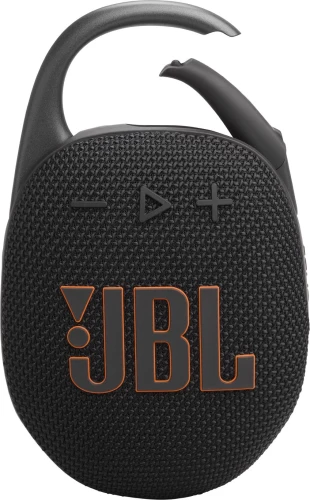 Колонка порт. JBL Clip 5 черный 7W Mono BT 10м 1400mAh