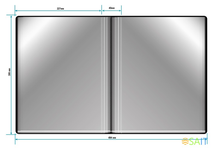 Папка с 60 прозр.вклад. Бюрократ -BPV60 A4 пластик 0.7мм торц.карм с бум. встав ассорти