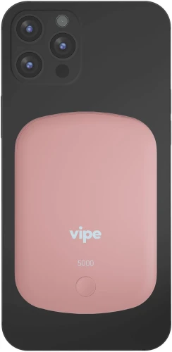 Мобильный аккумулятор Vipe Jake 5000mAh PD 20W 3A USB-C беспров.зар. розовый (VPPBJAKE5KSTPNK)