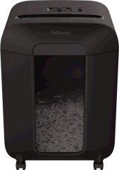 Шредер Fellowes PowerShred LX85 черный (секр.P-4) фрагменты 12лист. 19лтр. скрепки скобы пл.карты