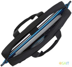 Сумка для ноутбука 16" Riva 8057 черный полиэстер