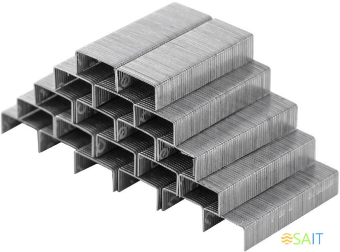 Скобы для степлера N10 Deli E0010N оцинкованные кор.карт. (упак.:1000шт.)