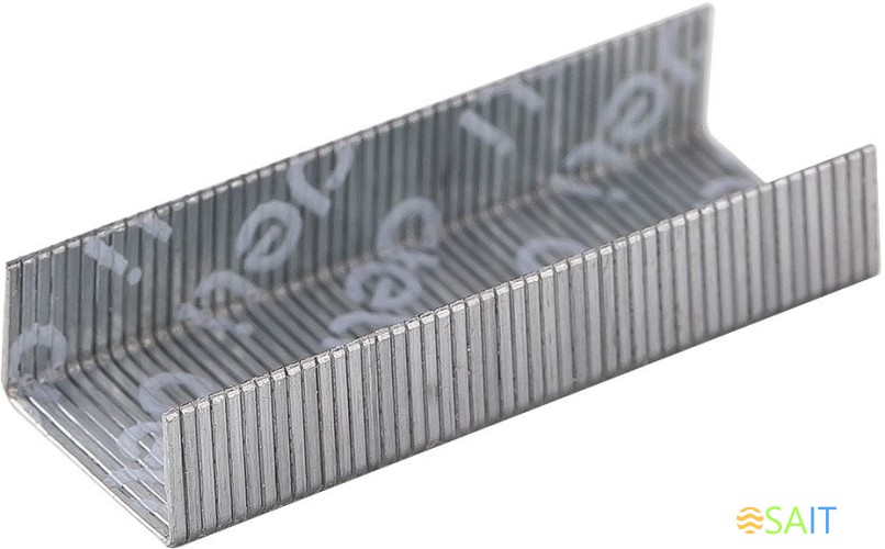 Скобы для степлера N10 Deli E0010N оцинкованные кор.карт. (упак.:1000шт.)