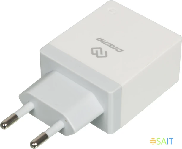 Сетевое зар./устр. Digma DGWC-1U-2.1A-WG 10.5W 2.1A USB универсальное белый