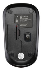 Мышь Оклик 525MW черный/красный оптическая 1000dpi беспров. USB для ноутбука 3but (1090720)
