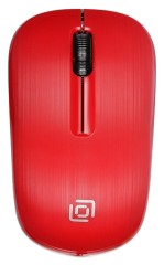 Мышь Оклик 525MW черный/красный оптическая 1000dpi беспров. USB для ноутбука 3but (1090720)