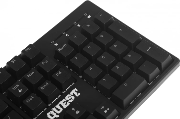 Клавиатура Defender Gk-596 механическая черный USB for gamer LED (45596) кабель 1.5м