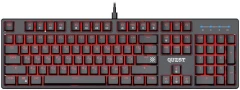 Клавиатура Defender Gk-596 механическая черный USB for gamer LED (45596) кабель 1.5м