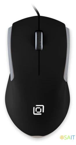 Мышь Оклик 245M черный оптическая 1000dpi USB 3but (471479)