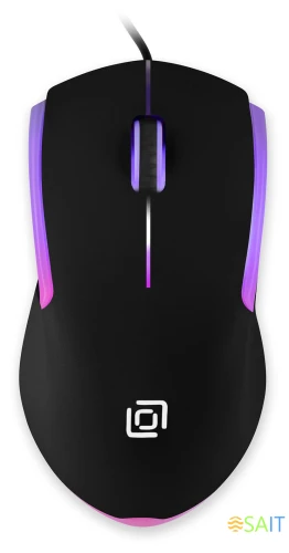 Мышь Оклик 245M черный оптическая 1000dpi USB 3but (471479)