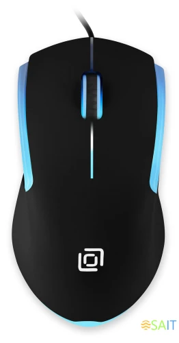 Мышь Оклик 245M черный оптическая 1000dpi USB 3but (471479)