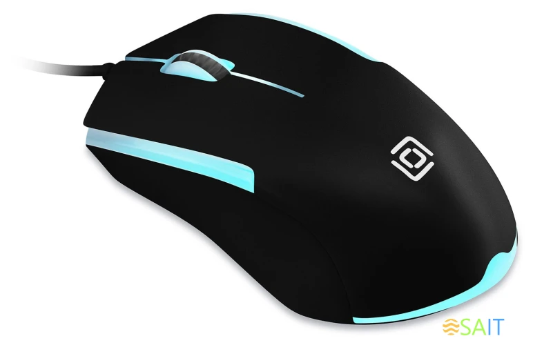 Мышь Оклик 245M черный оптическая 1000dpi USB 3but (471479)