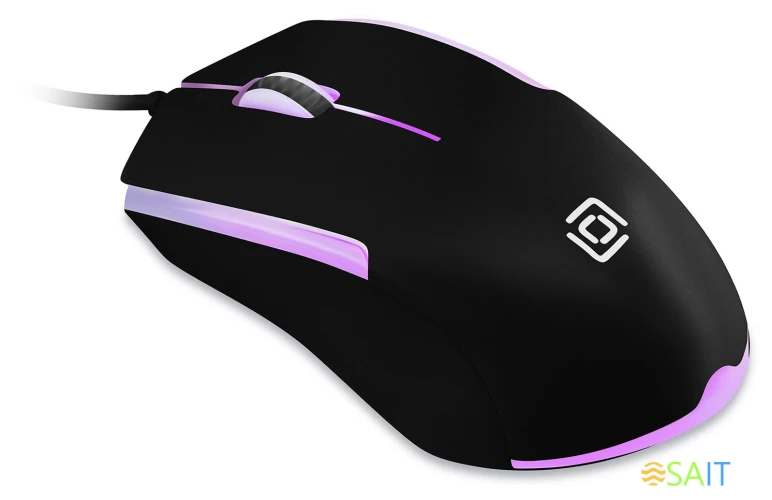 Мышь Оклик 245M черный оптическая 1000dpi USB 3but (471479)