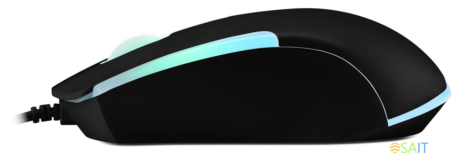 Мышь Оклик 245M черный оптическая 1000dpi USB 3but (471479)