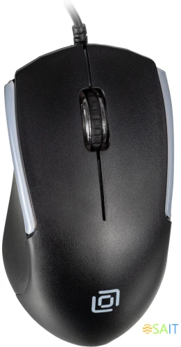 Мышь Оклик 245M черный оптическая 1000dpi USB 3but (471479)