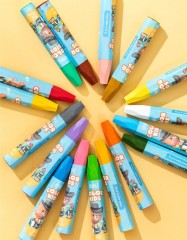 Масляная пастель Deli EC20104 Color Emotion шестигранные 12цв. пл.кор.