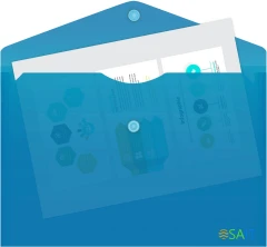 Конверт на кнопке Бюрократ -PK804A5BLU A5 пластик 0.18мм синий