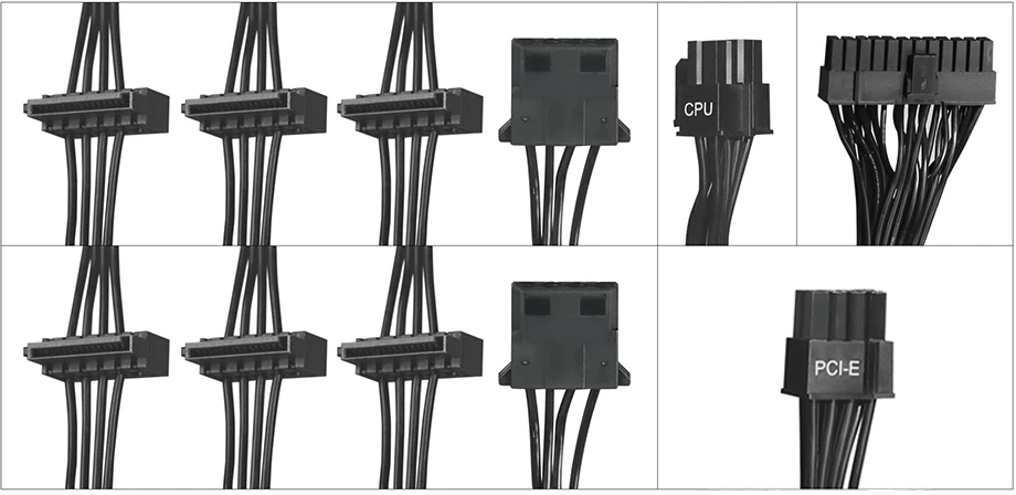 Блок питания Digma ATX 400W DPSU-400W-WH 80+ white (20+4pin) APFC 120mm fan 6xSATA RTL