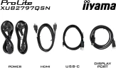Монитор Iiyama 27" ProLite XUB2797QSN-B1 черный IPS LED 16:9 HDMI M/M матовая HAS Piv 1300:1 250cd 178гр/178гр 2560x1440 100Hz DP Quad HD 2K (1440p) USB 6.1кг