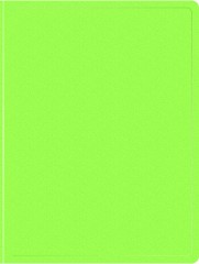 Папка метал.пруж.скоросш. Бюрократ Double Neon DNE07PLETT A4 пластик 0.7мм кор.27мм карм.прод.внут. салатовый