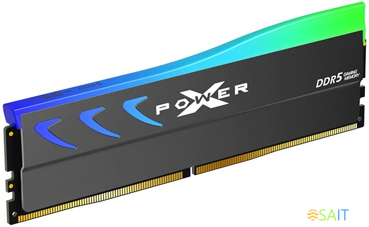 Память DDR5 2x16GB 6000MHz Silicon Power SP032GXLWU60AFDK Xpower Storm RGB RTL Gaming PC5-48000 CL30 DIMM 288-pin 1.35В kit single rank с радиатором Ret